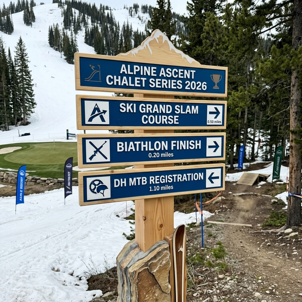 Custom Tournament Sign — Framed Style