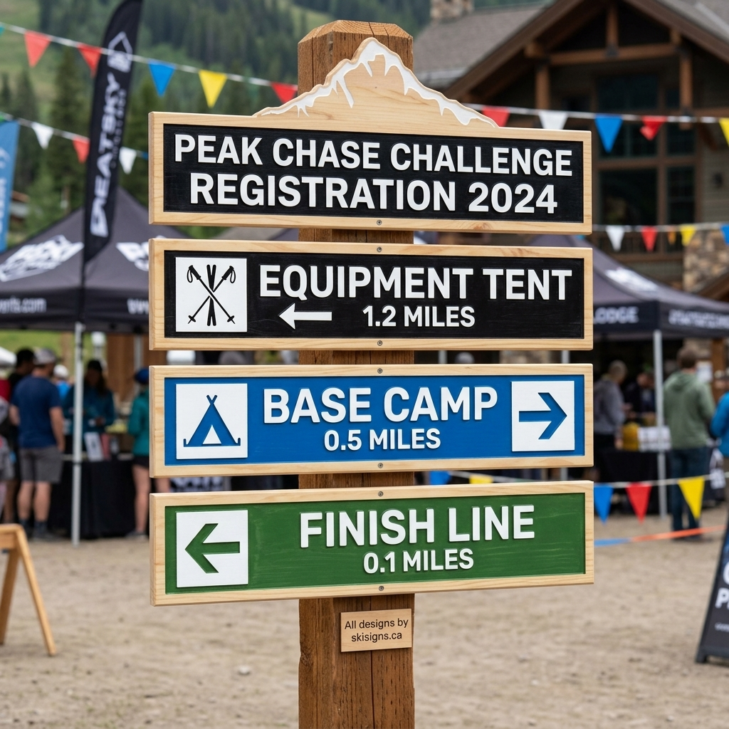 Custom Event Sign — Framed Style