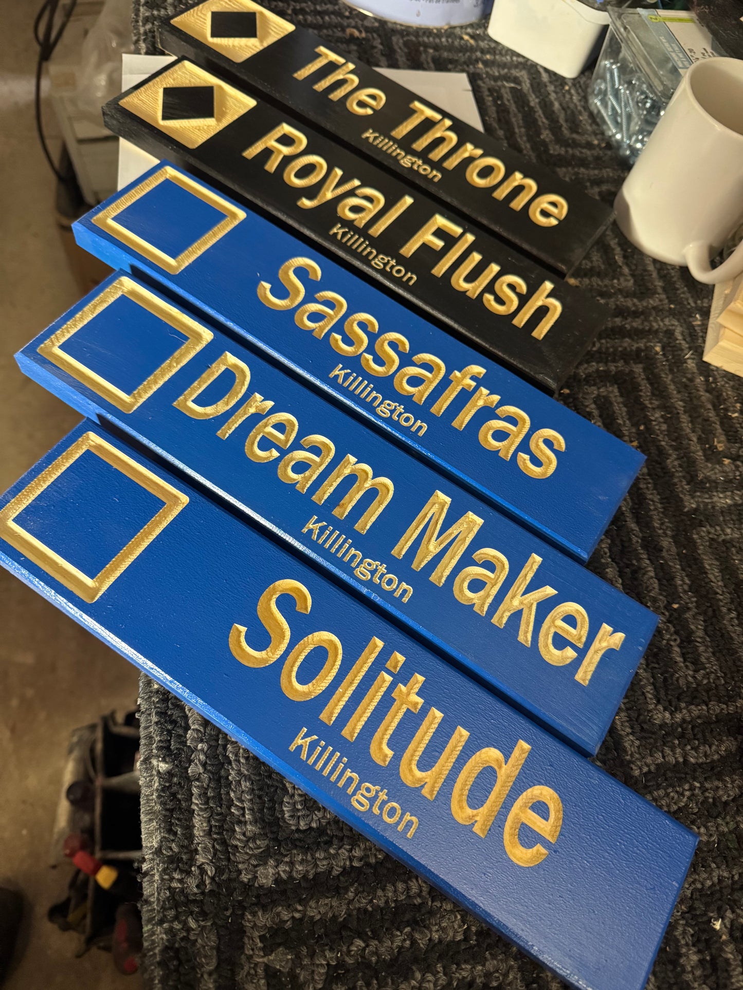 3x13 Mini Ski Trail Inspired Sign