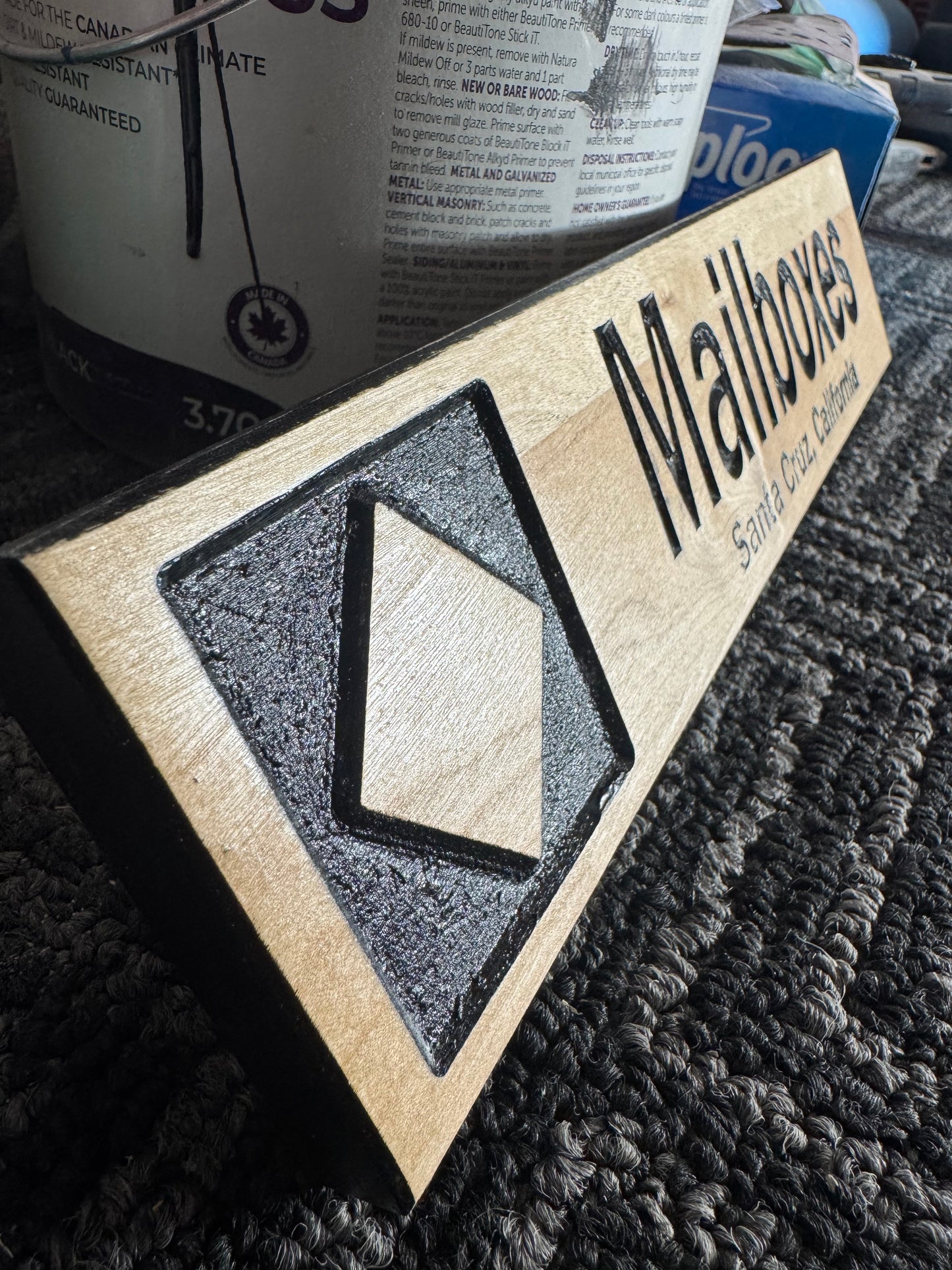 3x13 Mini Ski Trail Inspired Sign