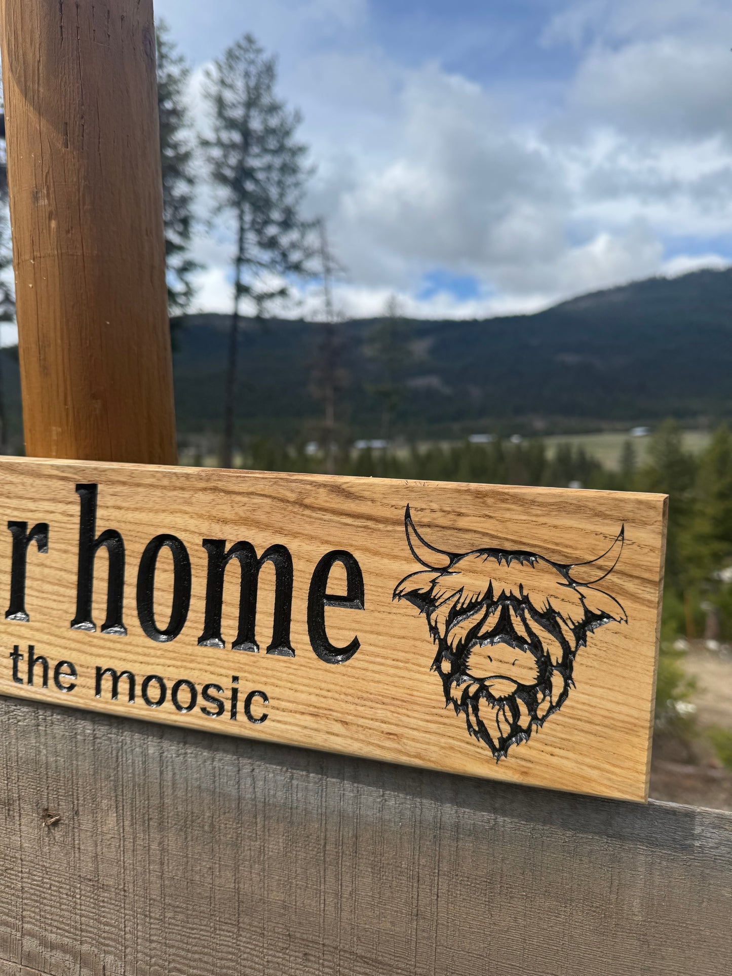 Personalised Home Welcome Sign Wood Wedding Gift Wooden Farmhouse Decor Wall Family Name Sign Home Sign Custom Carved Farm Sign