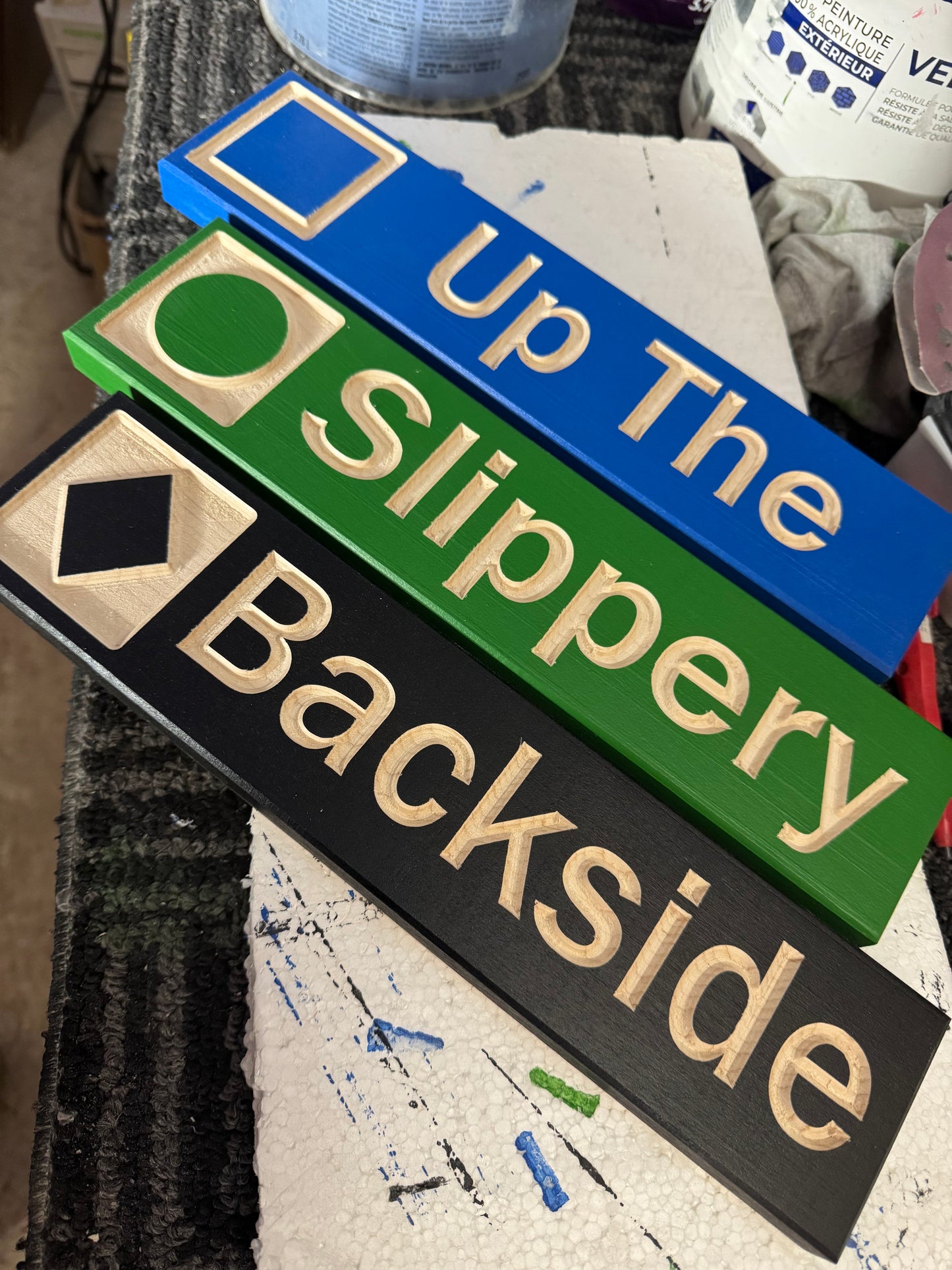 3x13 Mini Ski Trail Inspired Sign