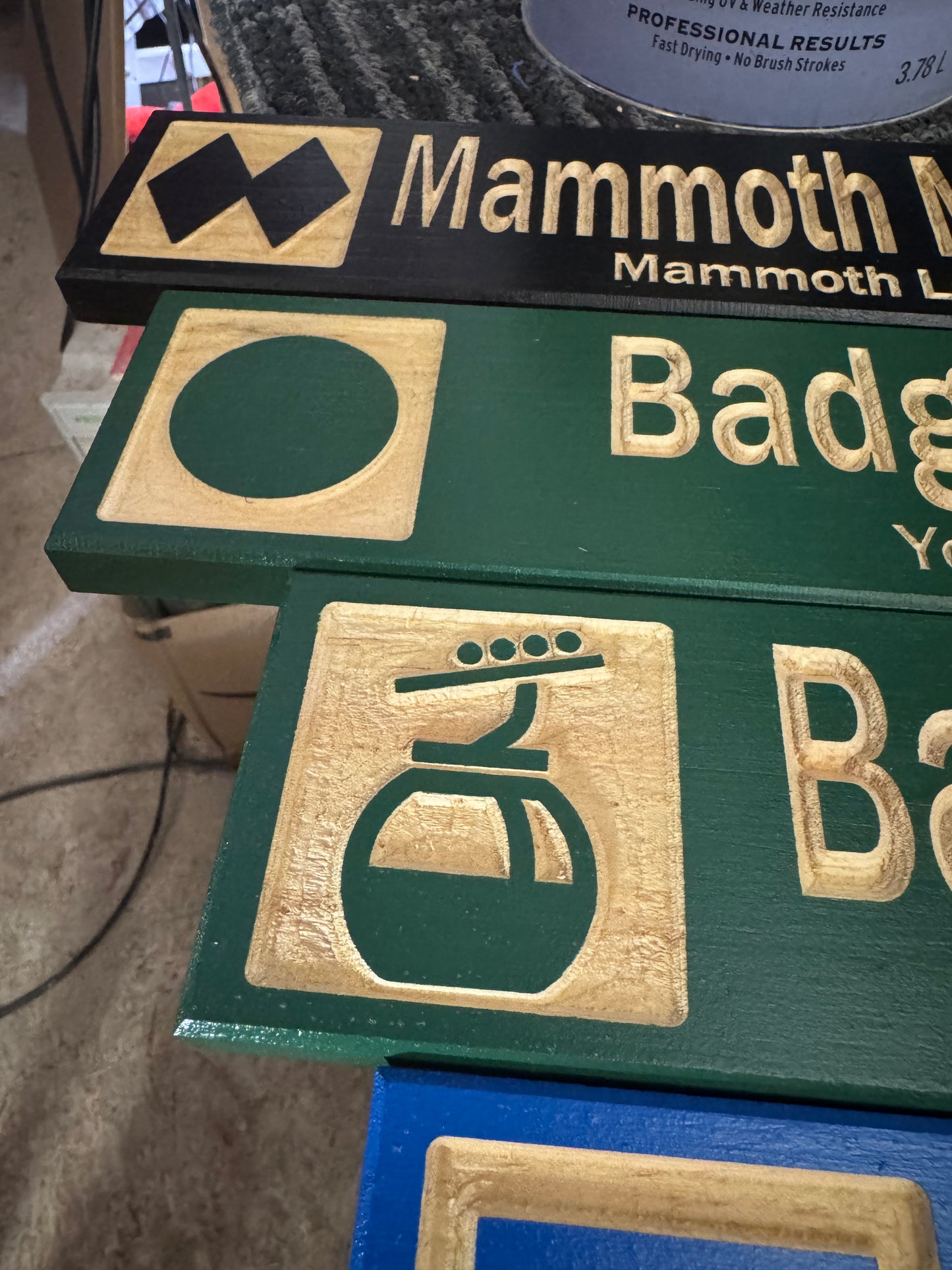3x13 Mini Ski Trail Inspired Sign