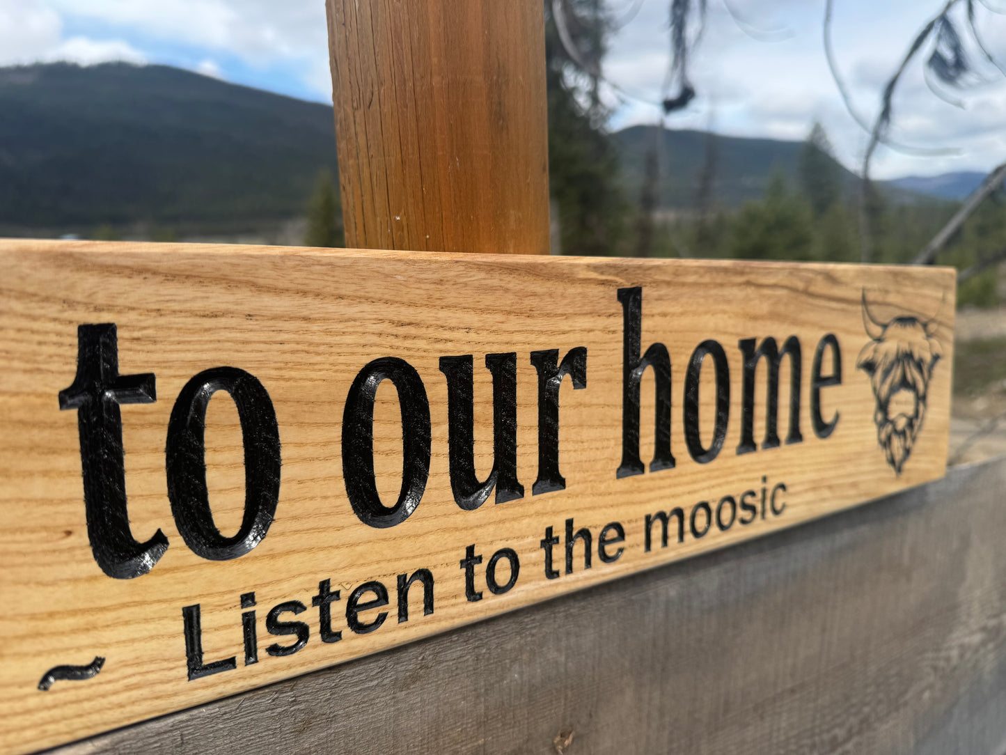 Personalised Home Welcome Sign Wood Wedding Gift Wooden Farmhouse Decor Wall Family Name Sign Home Sign Custom Carved Farm Sign