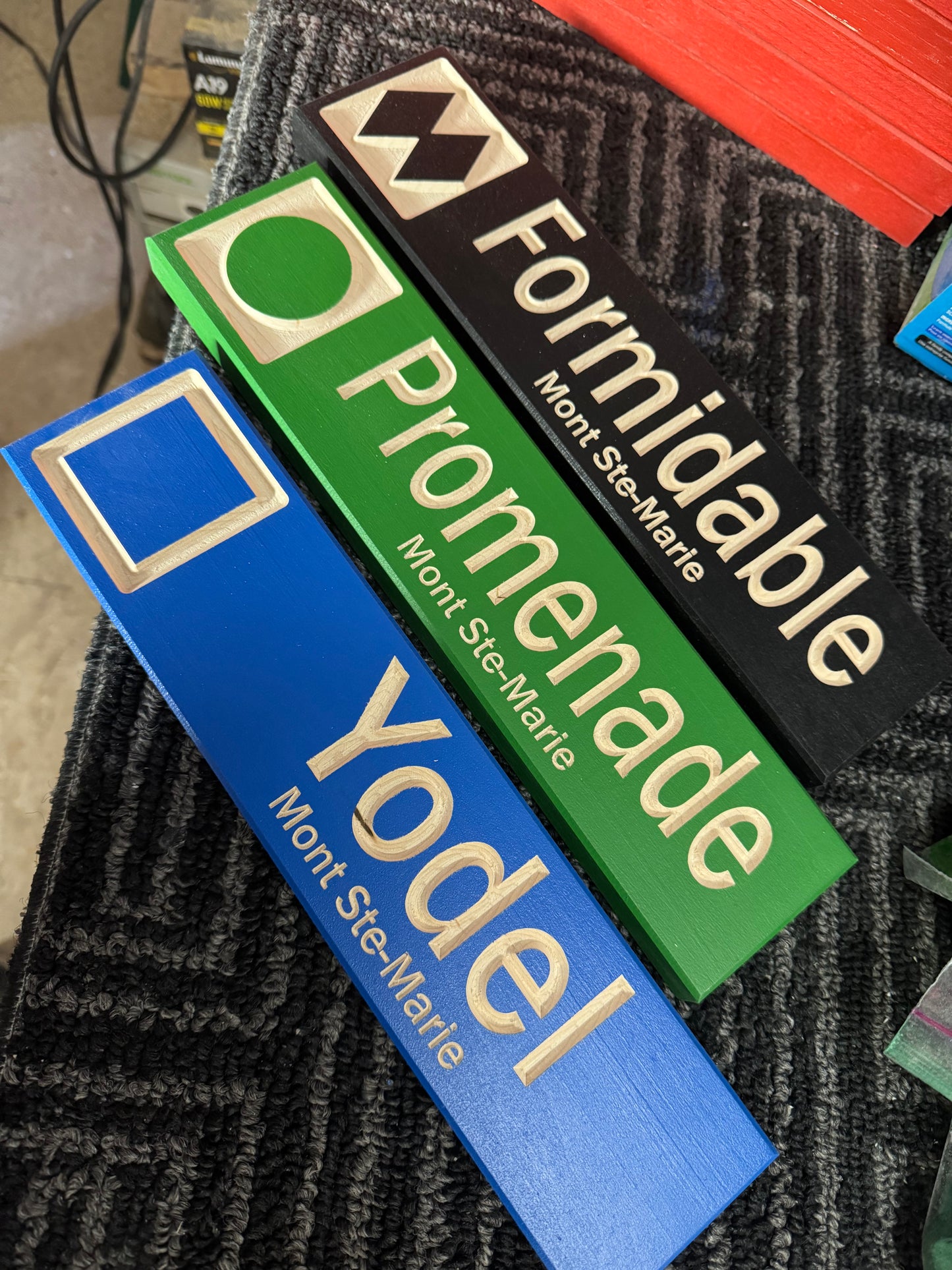 3x13 Mini Ski Trail Inspired Sign