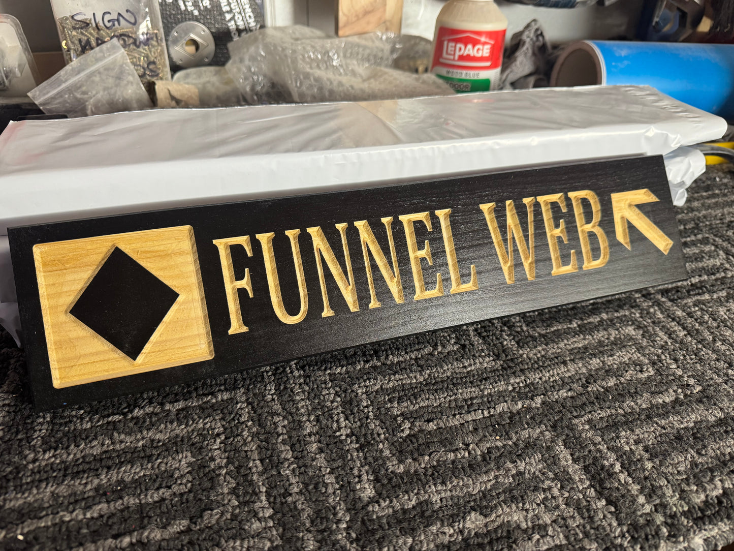 4x18 Medium Ski Trail Inspired Sign