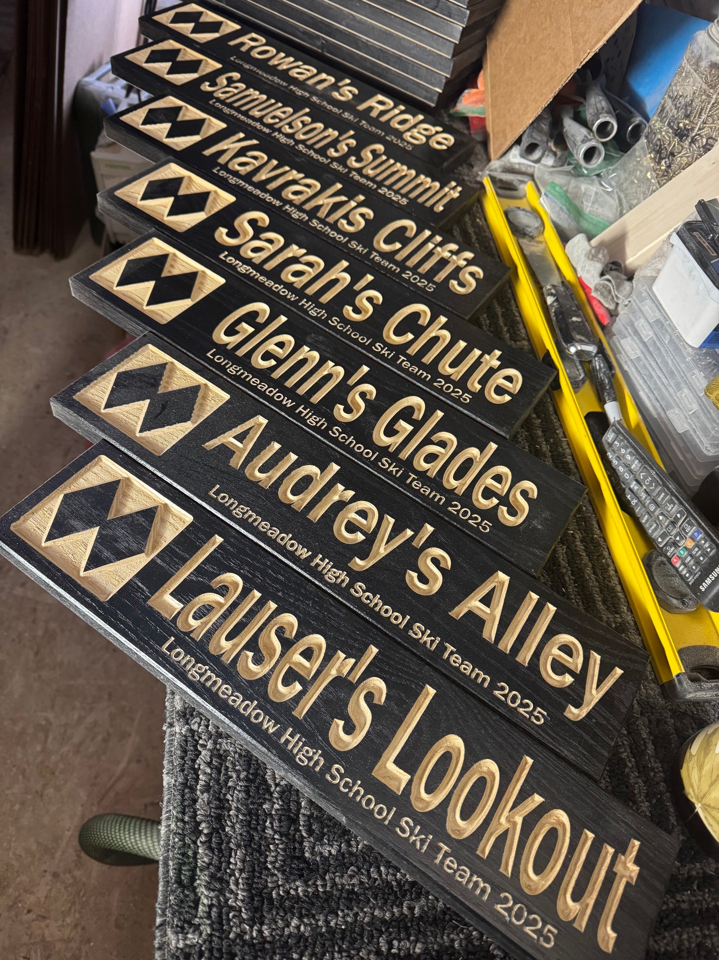 3x13 Mini Ski Trail Inspired Sign