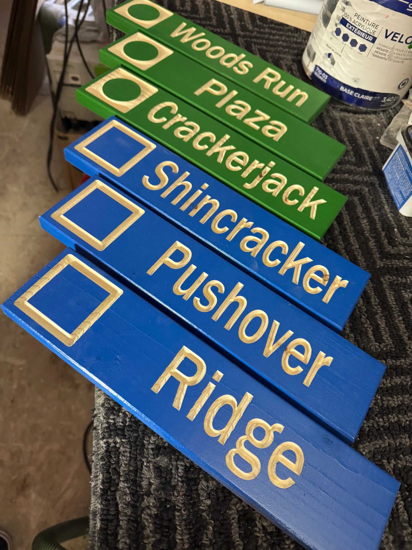 3x13 Mini Ski Trail Inspired Sign