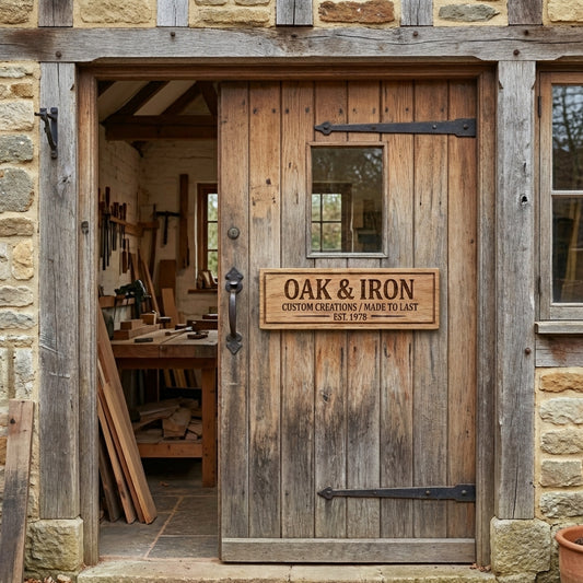 Custom Text Wooden Sign - Your Words, Your Design