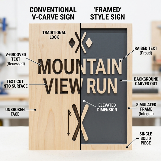 Custom Tournament Sign — Framed Style