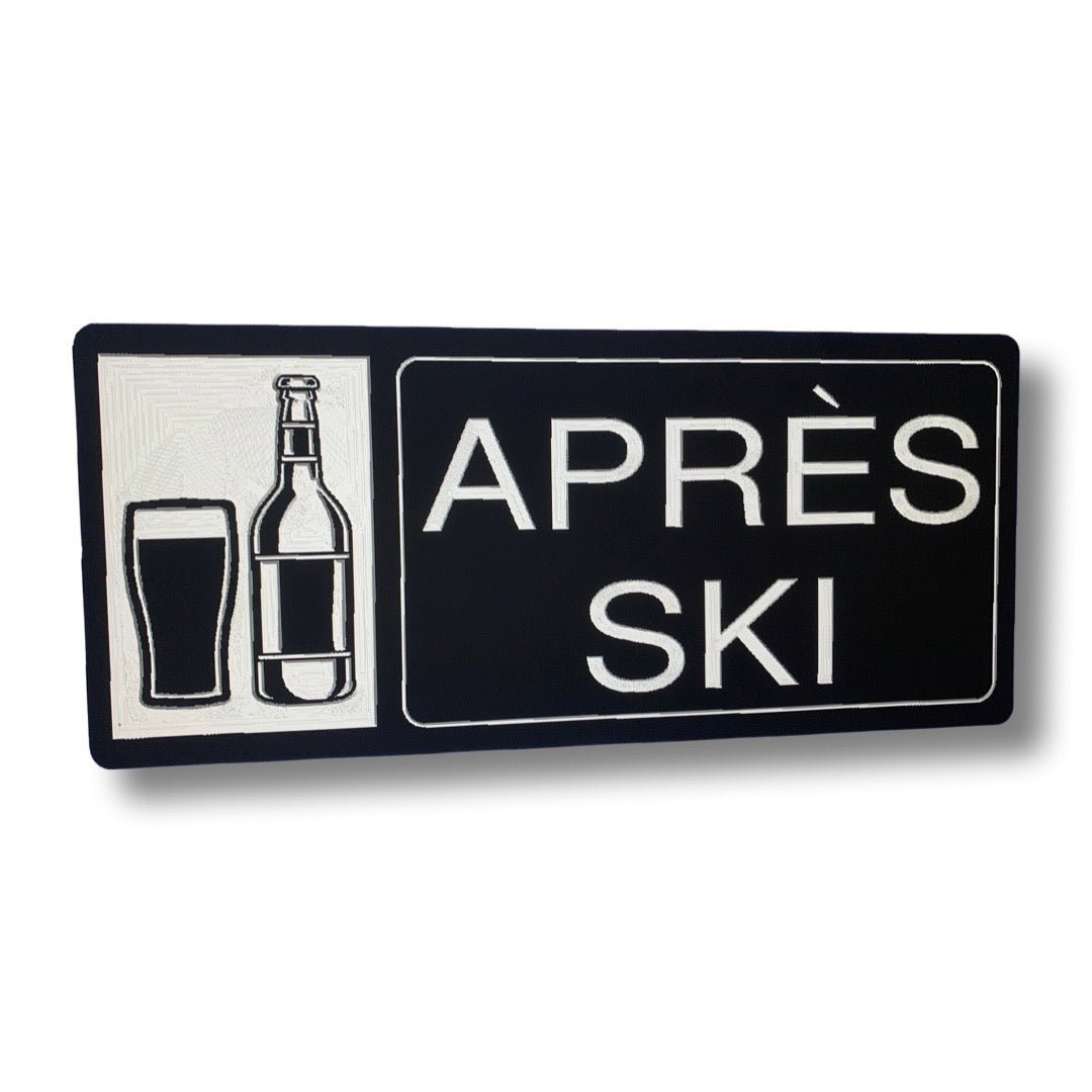 Apres Ski wood sign - Advent Wood Products