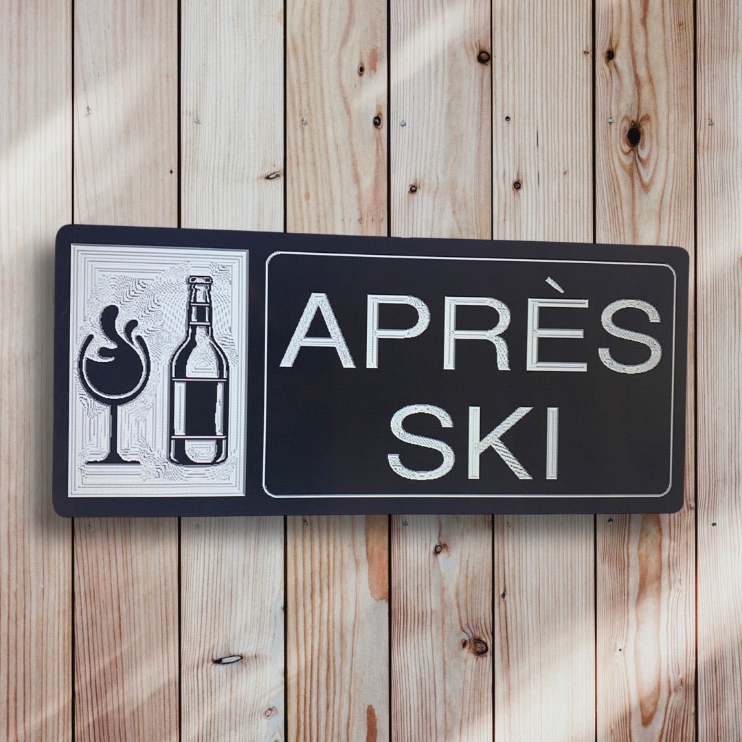 Apres Ski wood sign - Advent Wood Products
