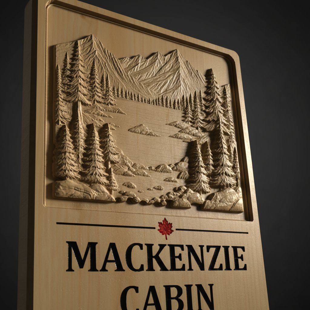 Custom Cabin Sign — Dad/Adventure Lane