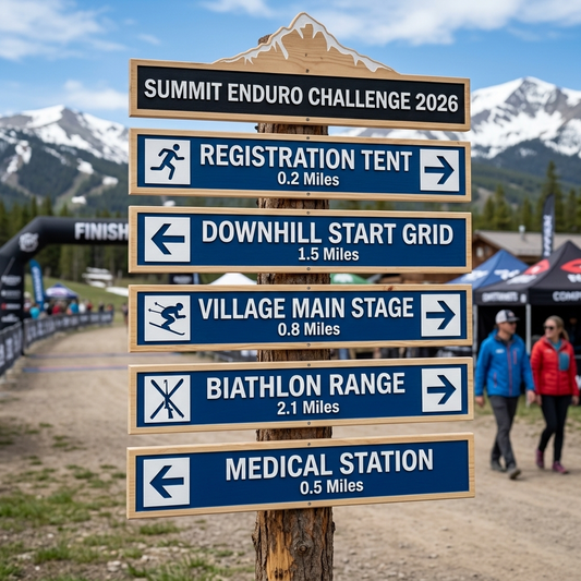 Custom Event Sign — Framed Style