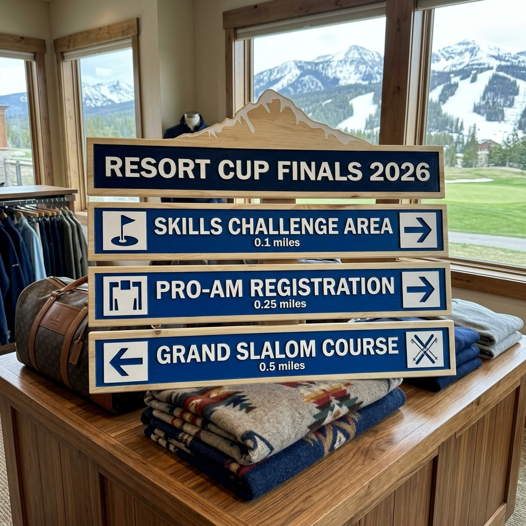 Custom Tournament Sign — Framed Style
