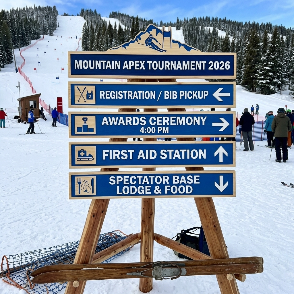Custom Event Sign — Framed Style