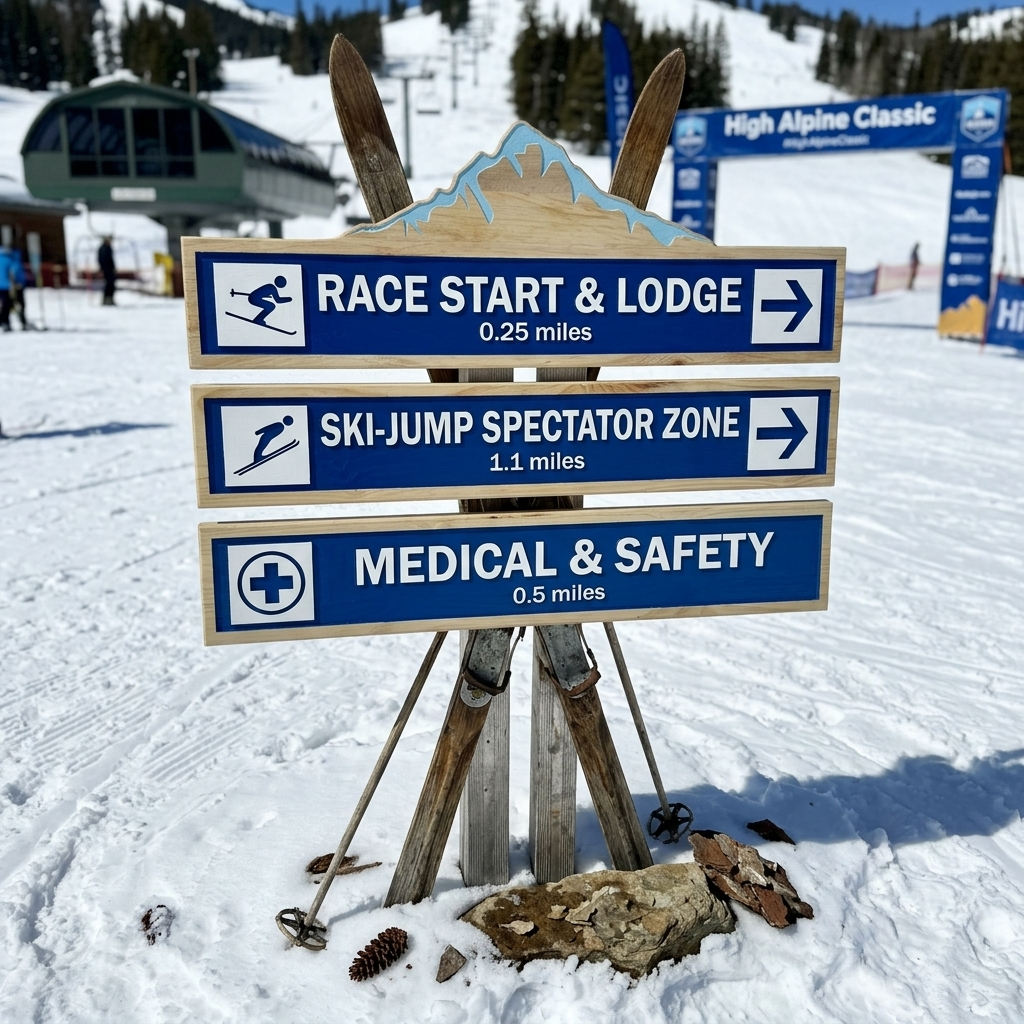 Custom Event Sign — Framed Style