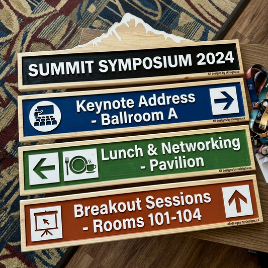 Custom Event Sign — Framed Style