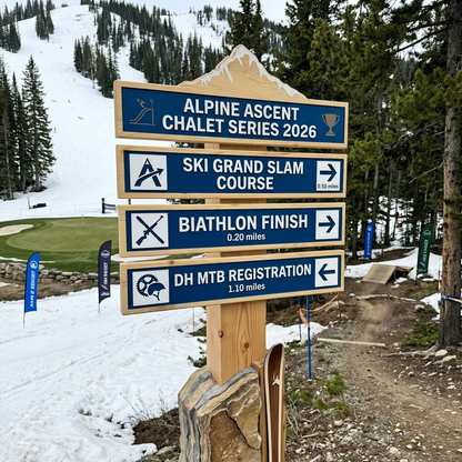 Custom Tournament Sign — Framed Style
