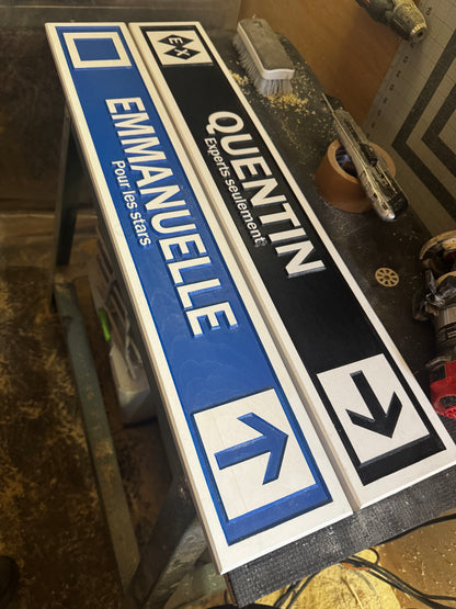 Framed Wood Ski Trail Sign: Your Mountain Memory, Captured