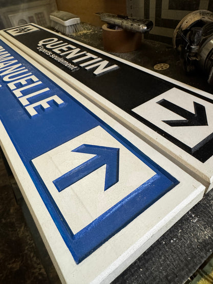 Framed Wood Ski Trail Sign: Your Mountain Memory, Captured