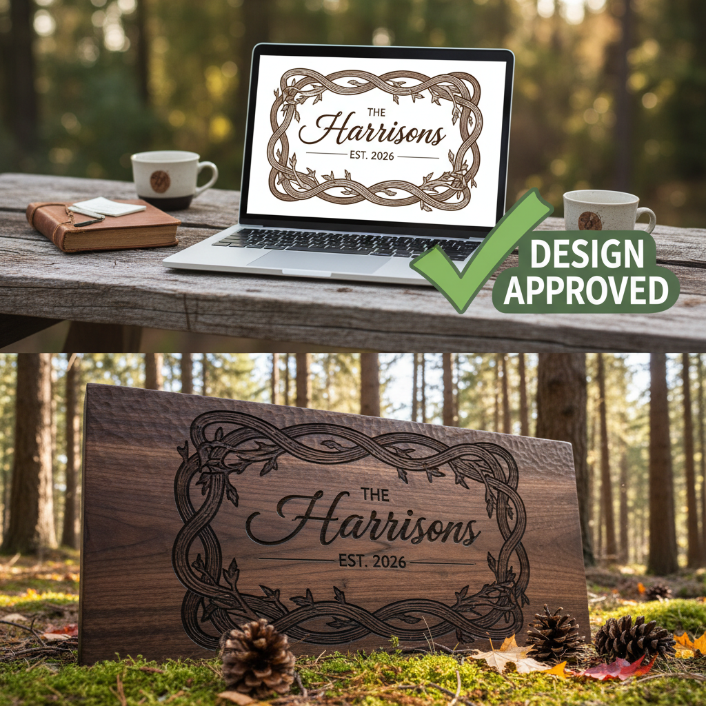 4 - Laptop / Forest
