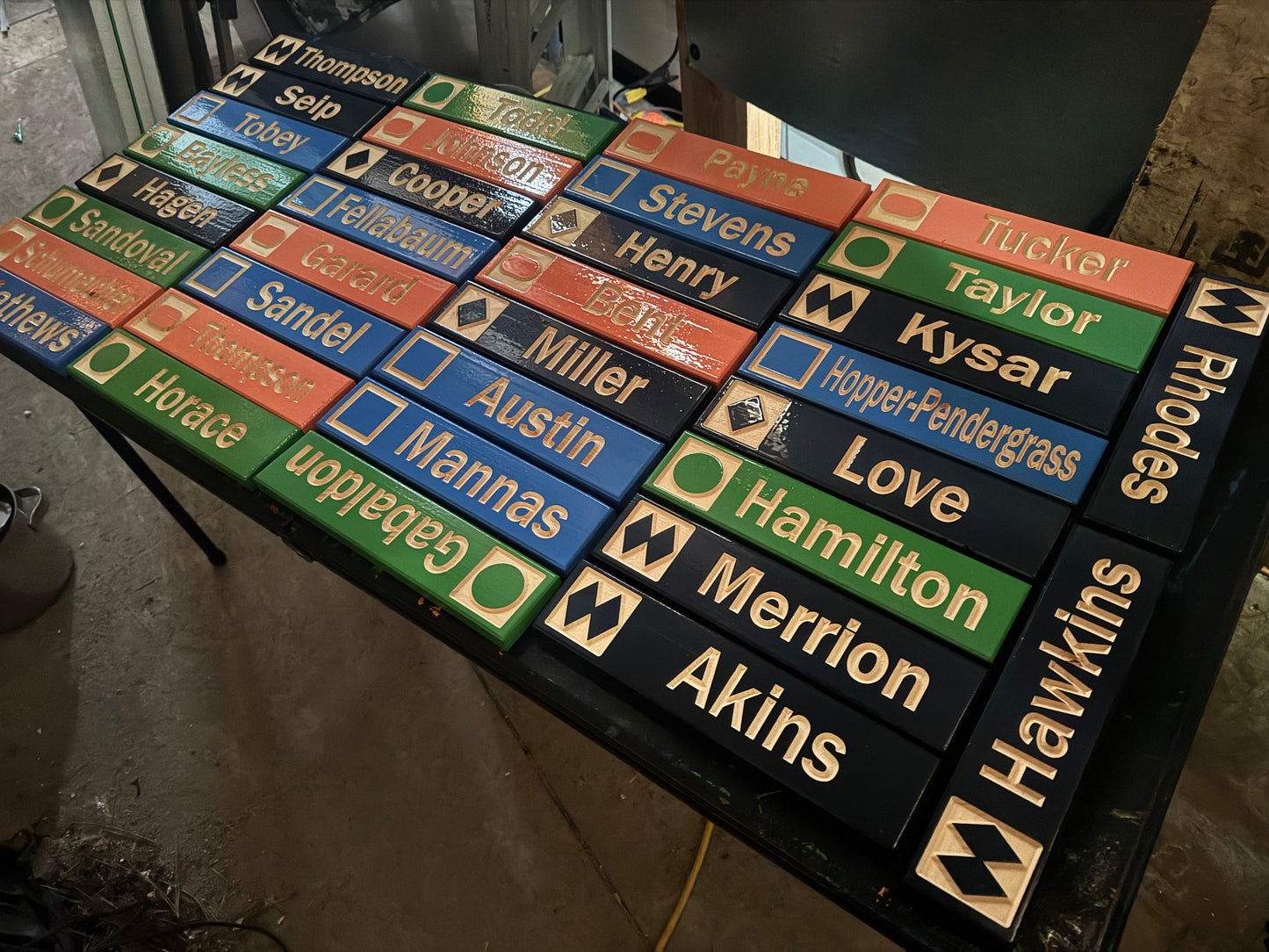 3x13 Mini Ski Trail Inspired Sign | Table Markers | Wedding Decor