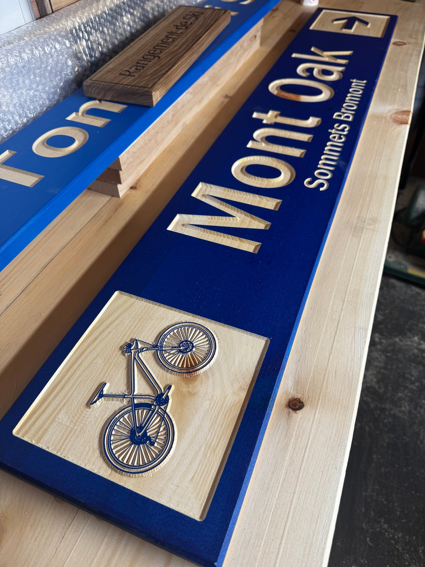 The Trailhead: Your Custom Mountain Bike Trail Sign