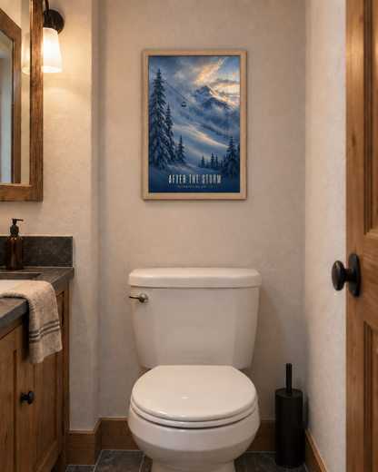 After the Storm — The Perfect Ski Day · IV | Advent Limited Edition | Framed Art Print