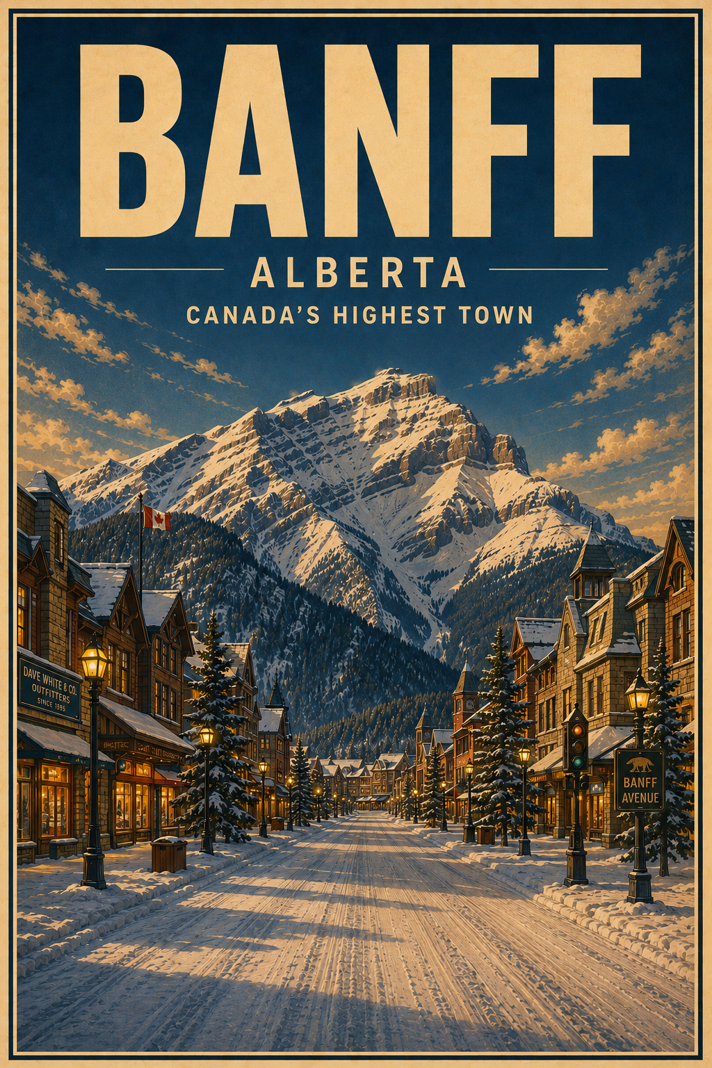Banff — Advent Canadian Hero Series | Framed Art Print