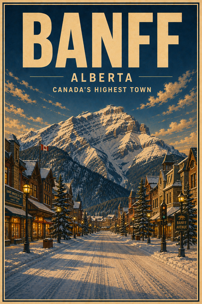 Banff — Advent Canadian Hero Series | Framed Art Print