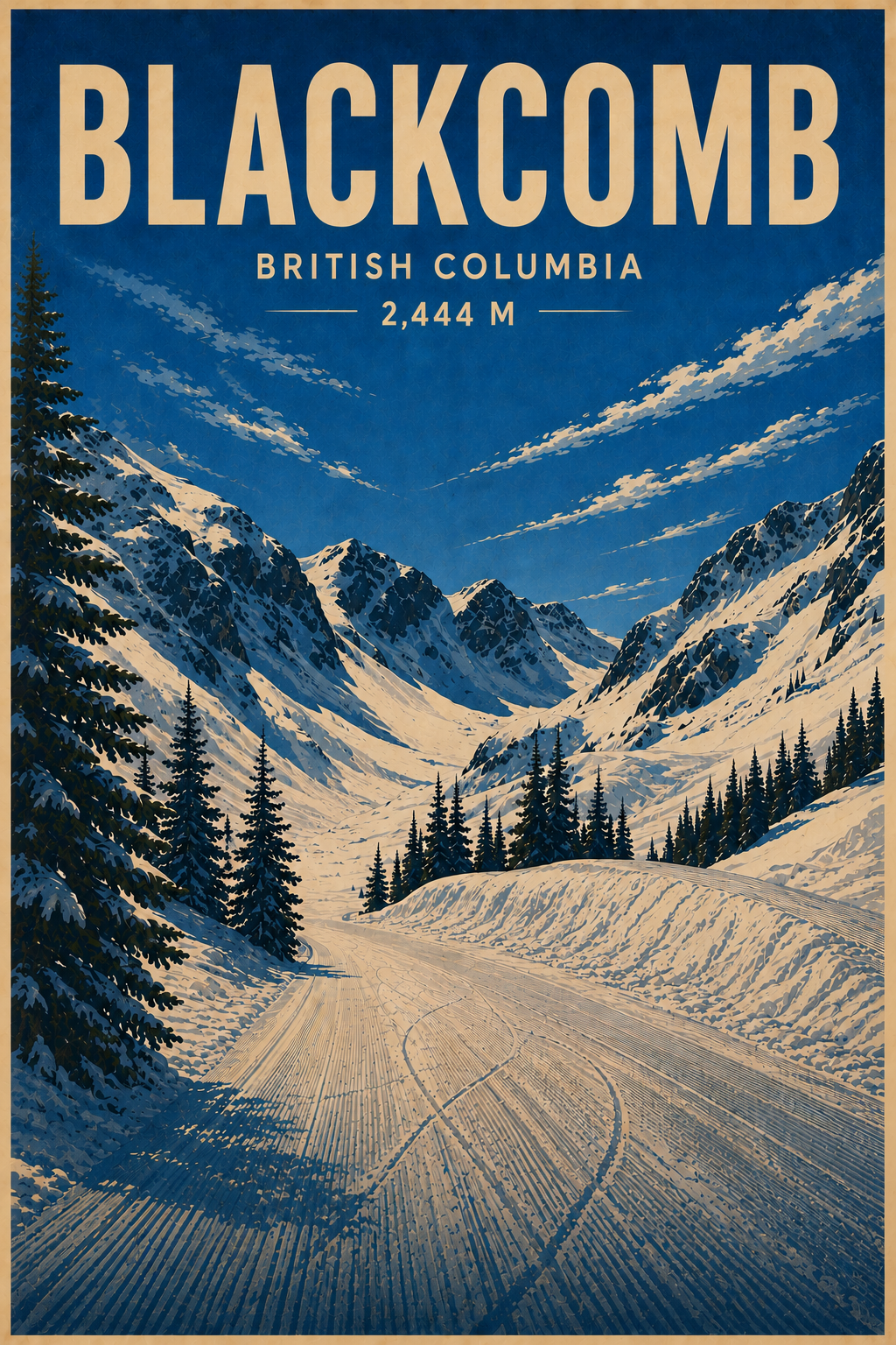 Blackcomb — Advent Canadian Hero Series | Framed Art Print