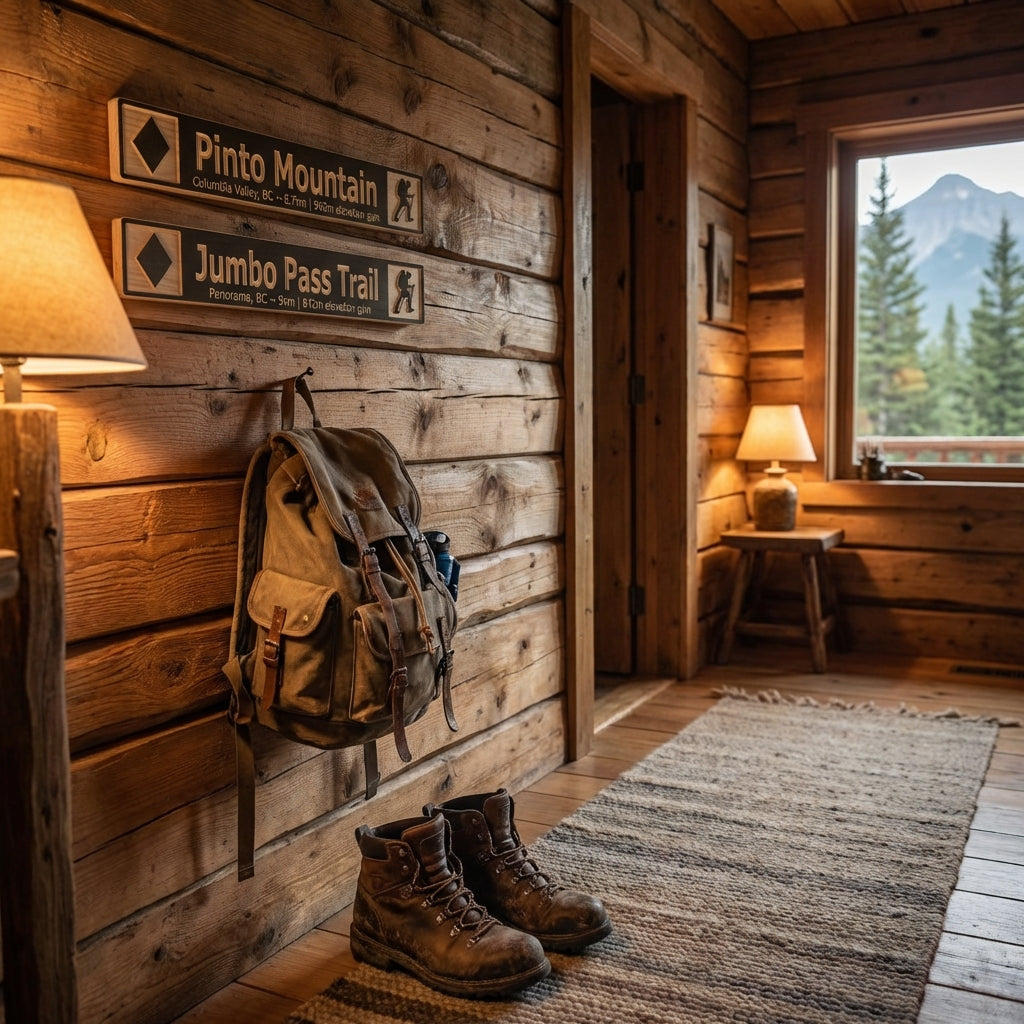 The Modern Trail: Your Custom Contemporary Sign