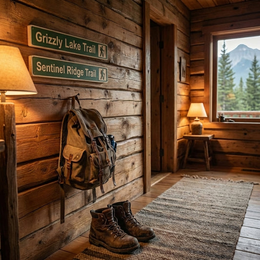 The Modern Trail: Your Custom Contemporary Sign