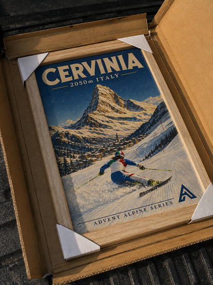 Cervinia — Advent Alpine Series | Framed Art Print