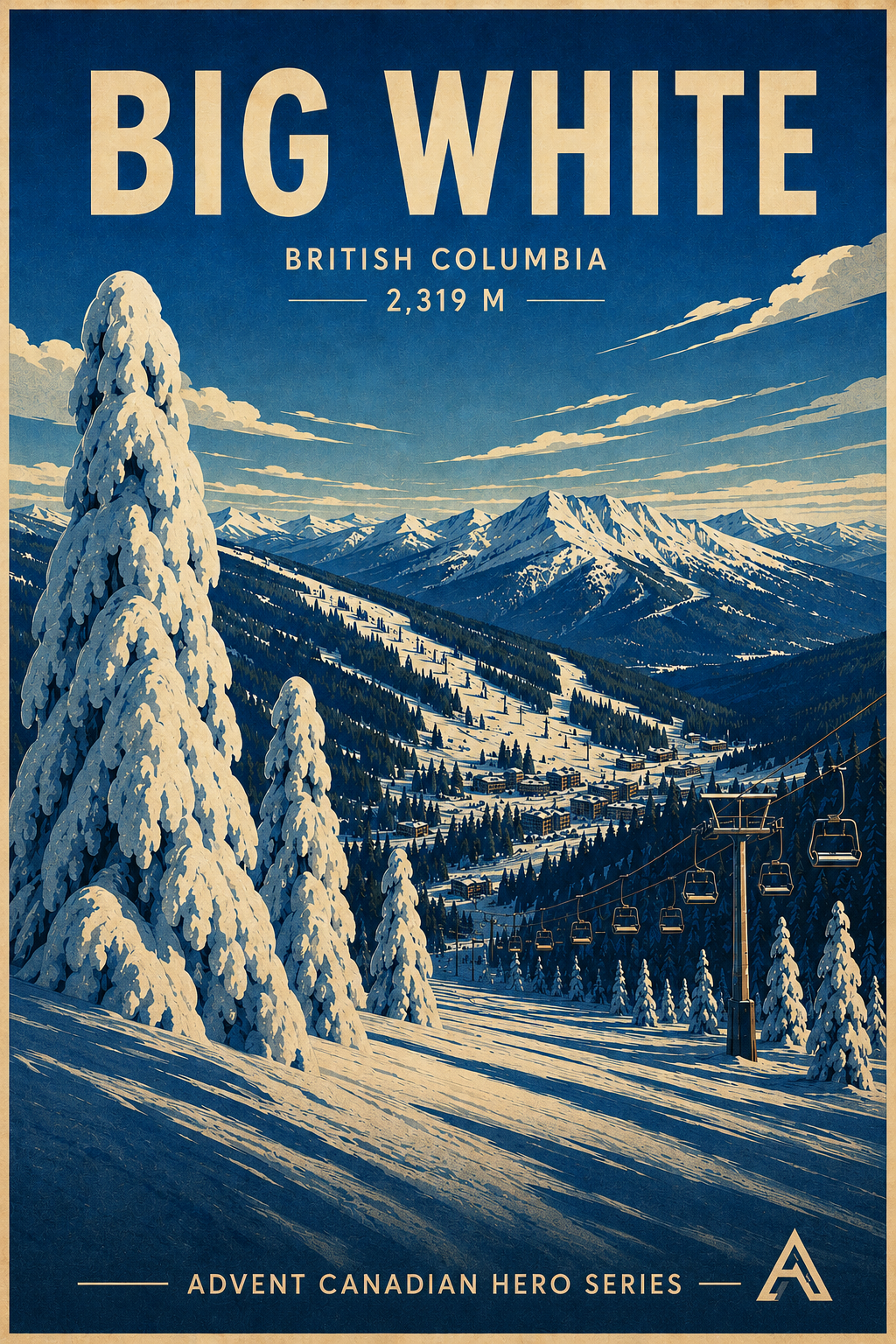 Big White — Advent Canadian Hero Series | Framed Art Print