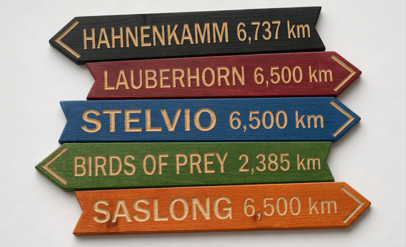 Directional Wood Mountain Location Signs