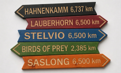 Directional Wood Mountain Location Signs