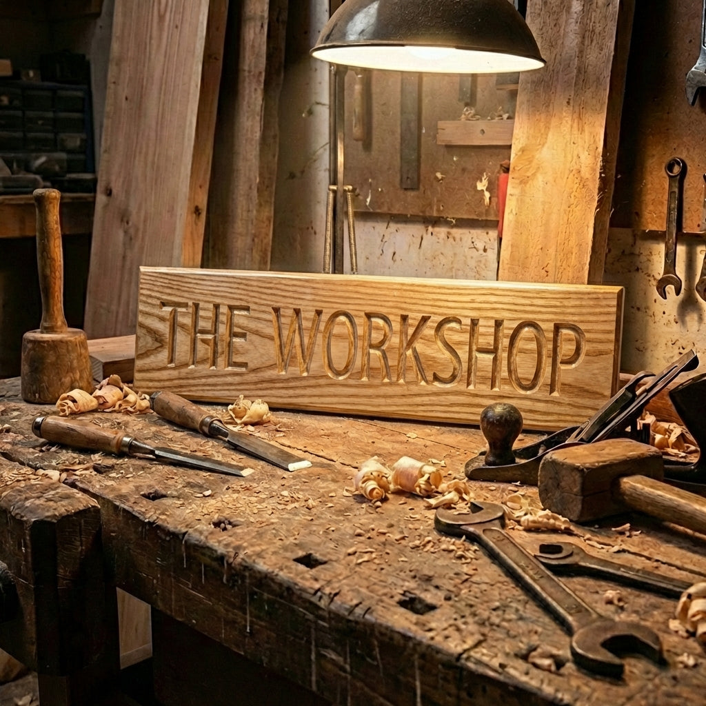 Custom Text Wooden Sign - Your Words, Your Design