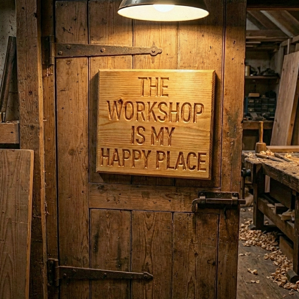 Custom Text Wooden Sign - Your Words, Your Design