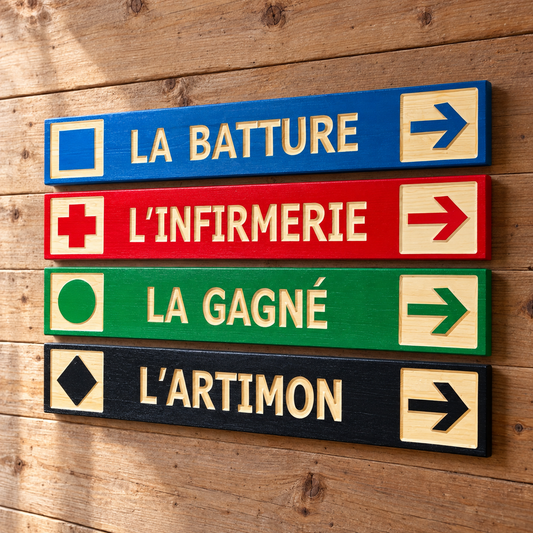 Personalised Ski Trail Sign