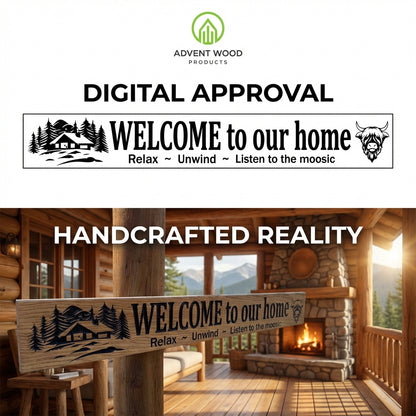 The Family Welcome Sign: A Custom Carved Heirloom