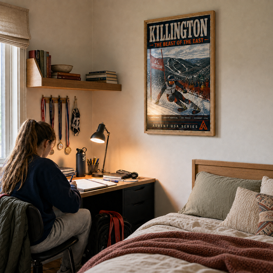 Killington — Advent USA Series | Framed Art Print