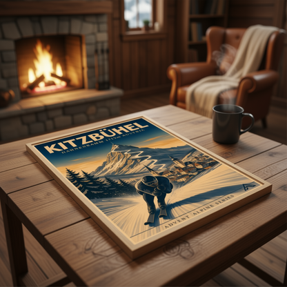 Kitzbühel — Advent Alpine Series | Framed Art Print
