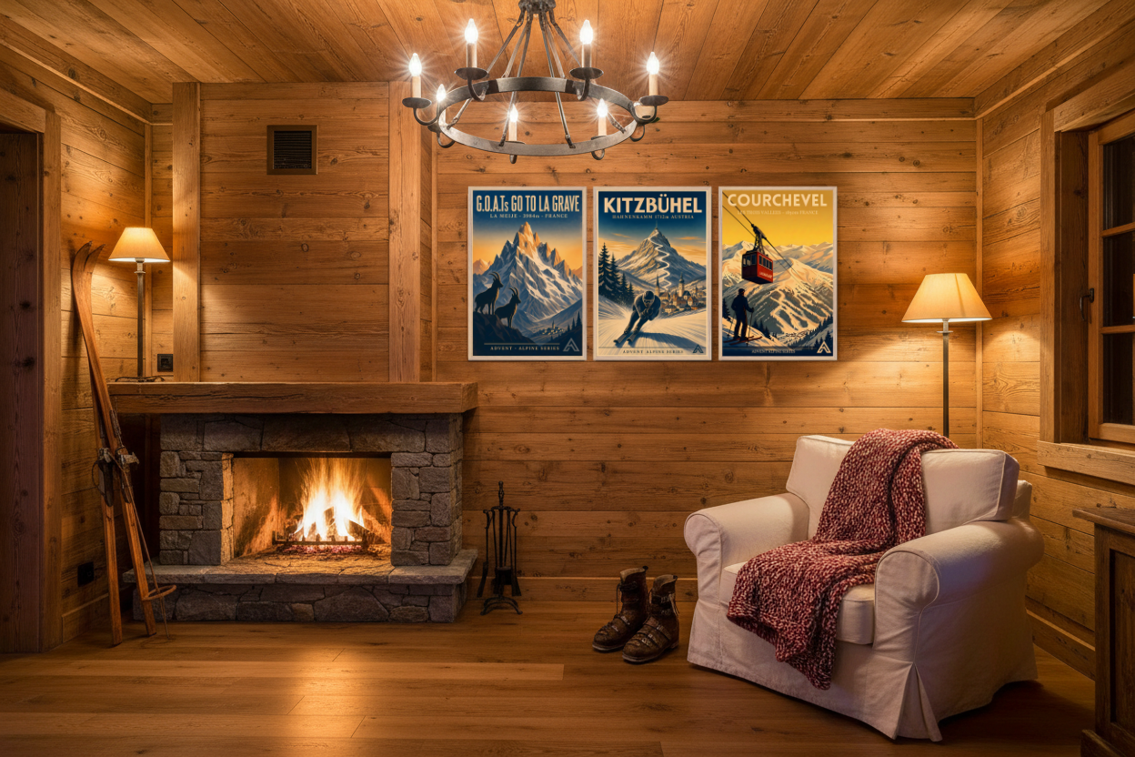 Garmisch — Advent Alpine Series | Framed Art Print