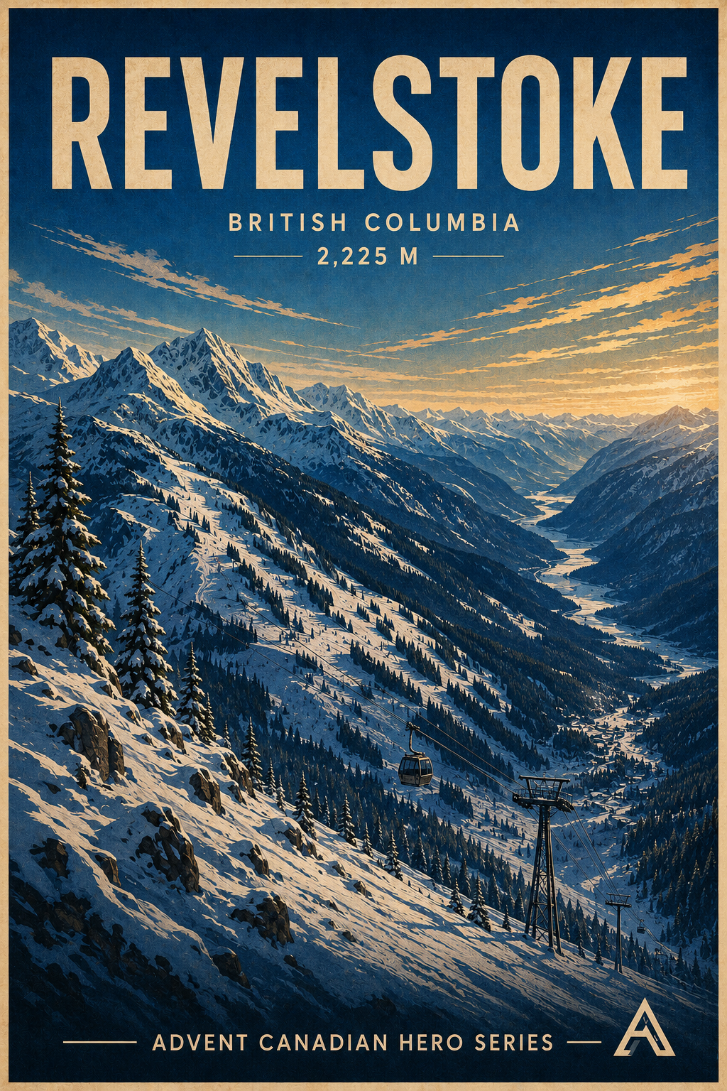 Revelstoke — Advent Canadian Hero Series | Framed Art Print