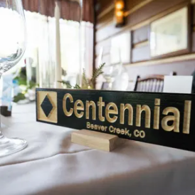 3x13 Mini Ski Trail Inspired Sign | Table Markers | Wedding Decor