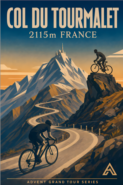 Col du Tourmalet — Advent Grand Tour Series | Framed Art Print