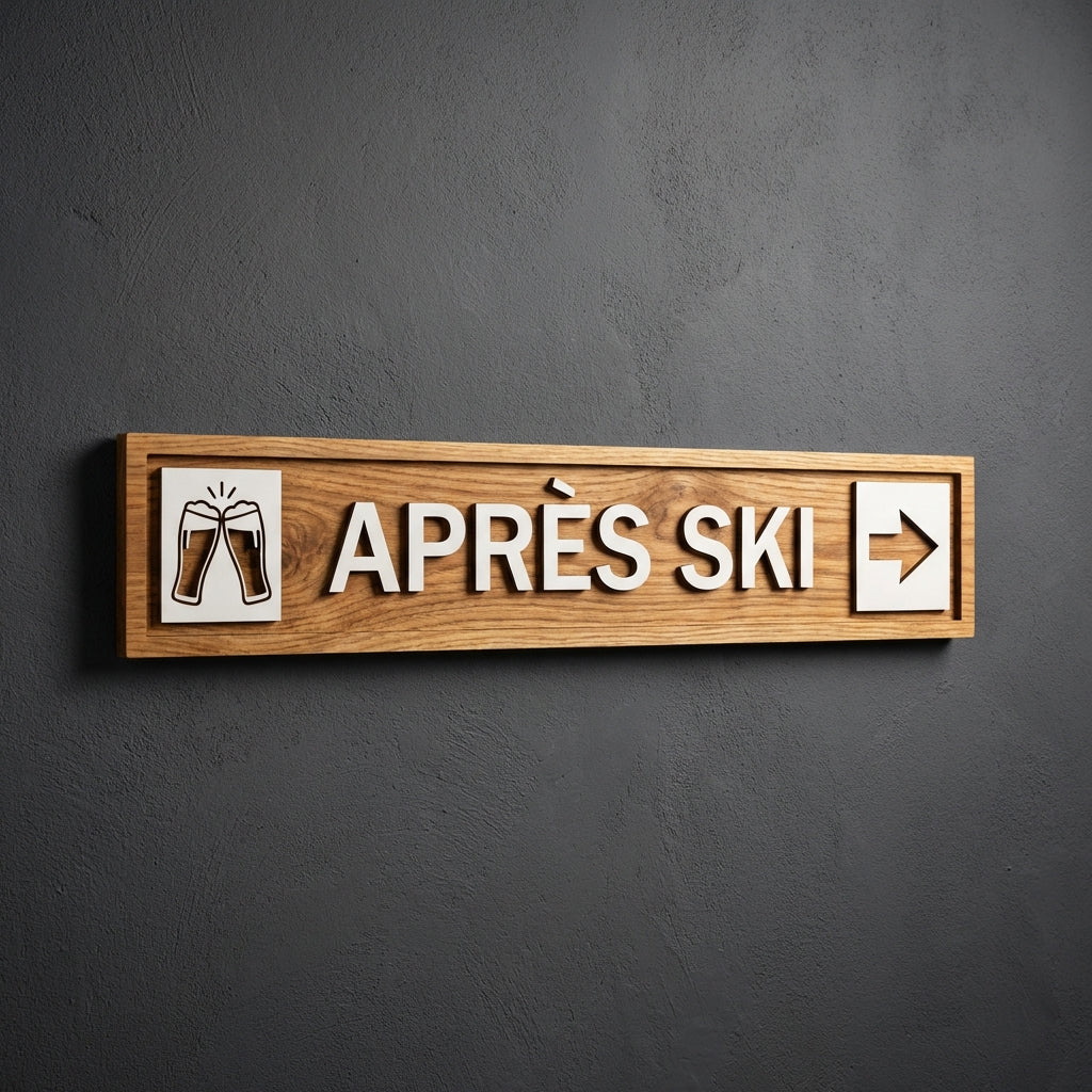 The Après-Ski Celebration Sign