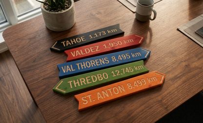 Directional Wood Mountain Location Signs